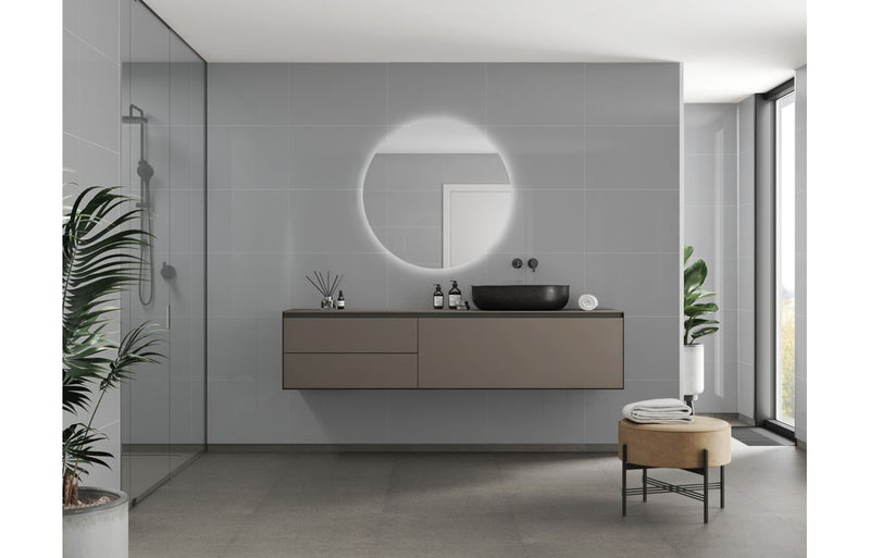 Fibo Contemporary - Medium Grey (Tile Effect)