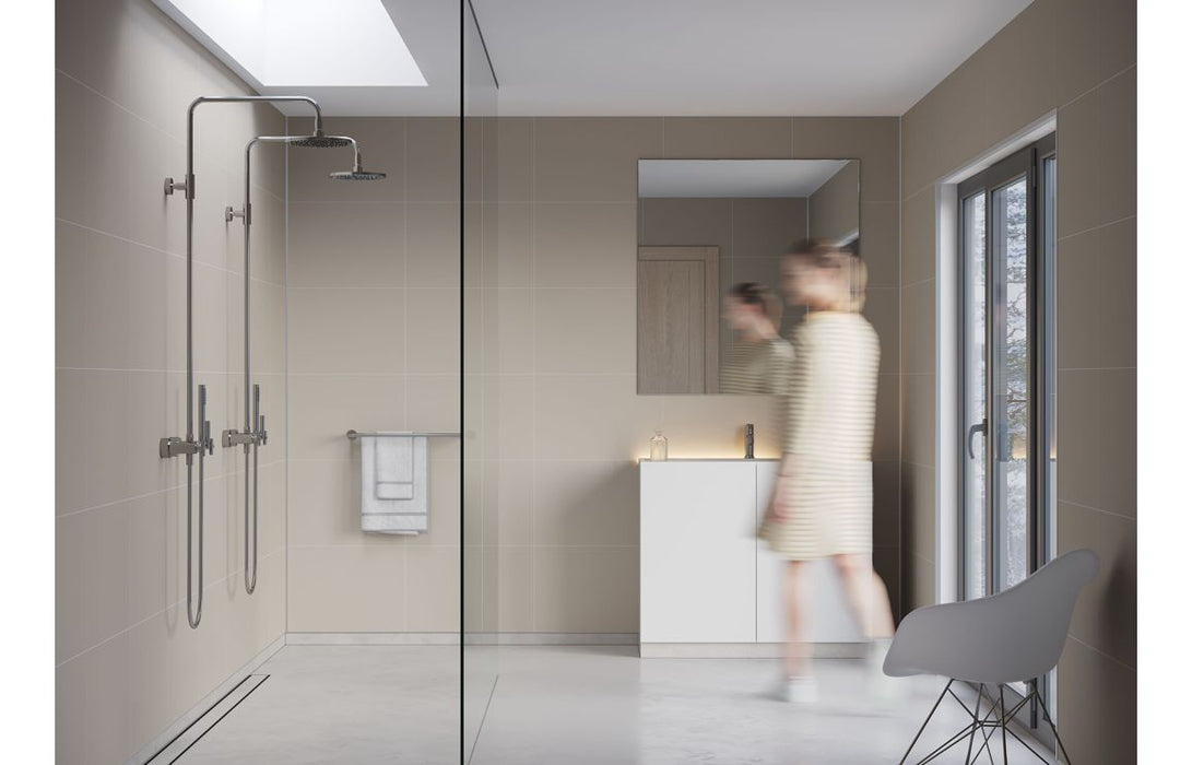 Fibo Contemporary - Warm Grey (Tile Effect)