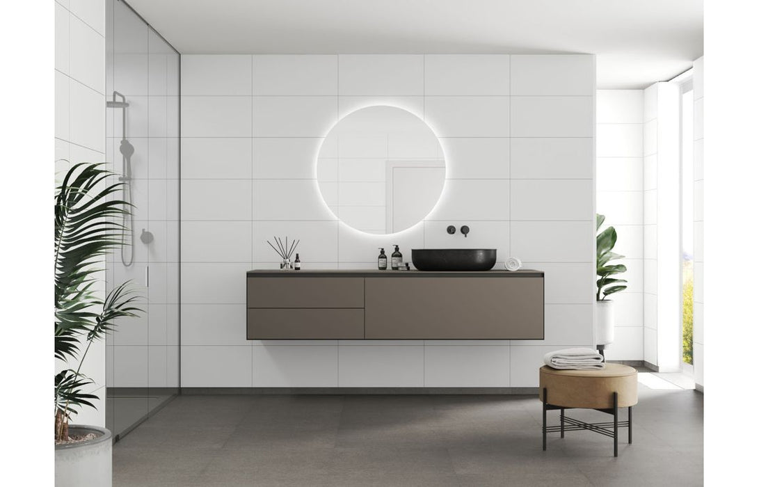 Fibo Contemporary - White Contrast (Tile Effect)