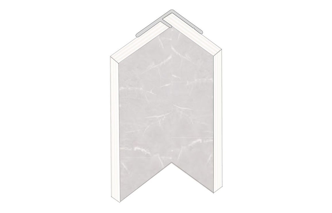 Fibo Aluminium Internal Hidden Profile 2360mm