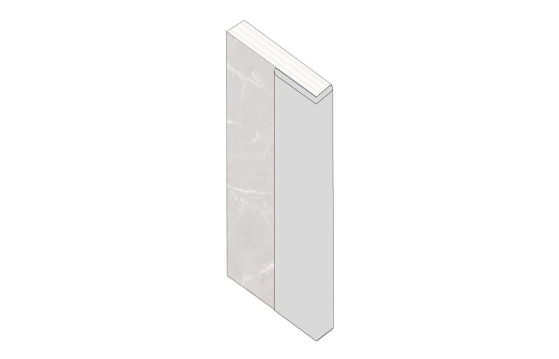 Fibo Aluminium Small L-Shaped Profile 2.4m