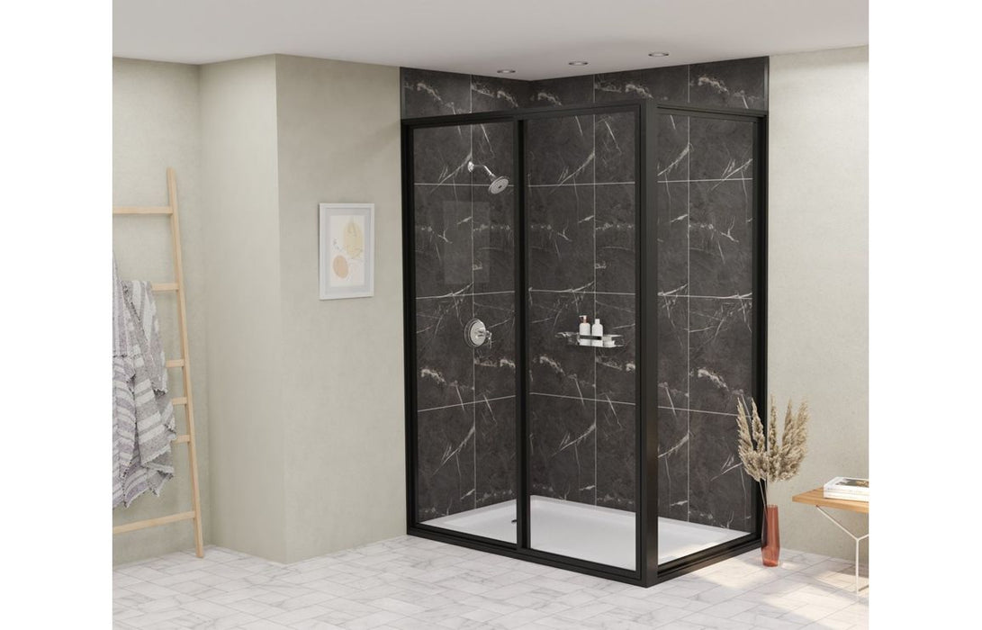 Fibo Marble - Black Marble (Tile Effect)