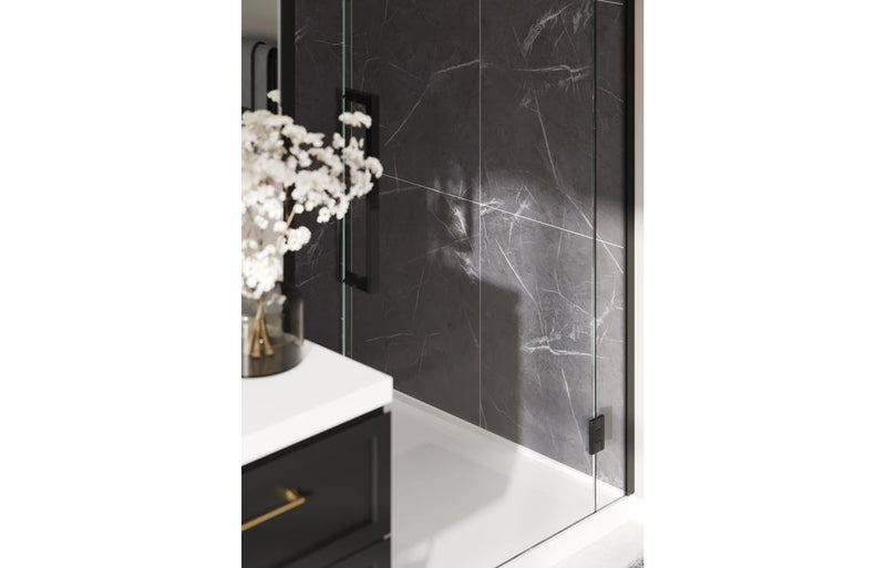 Fibo Marble - Black Marble (Tile Effect)