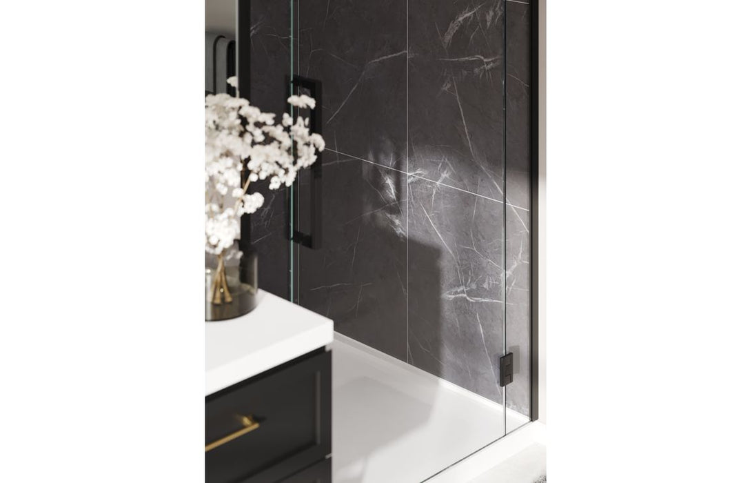 Fibo Marble - Black Marble (Tile Effect)