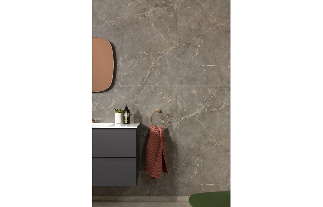 Fibo Marble - Brown Marble (Tile Effect)