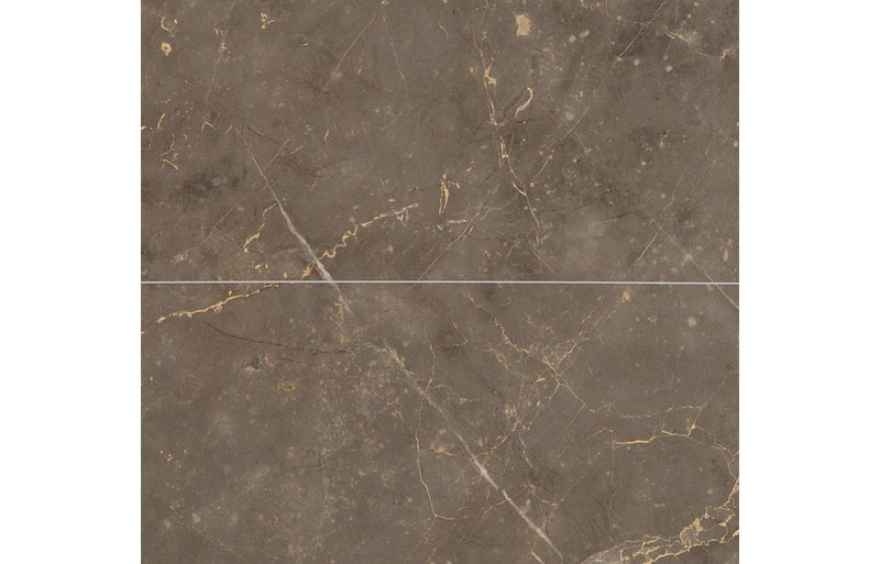 Fibo Marble - Brown Marble (Tile Effect)