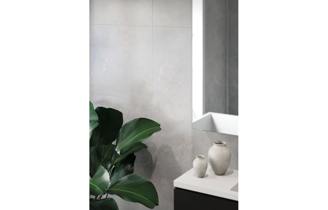 Fibo Marble - Grey Marble (Tile Effect)