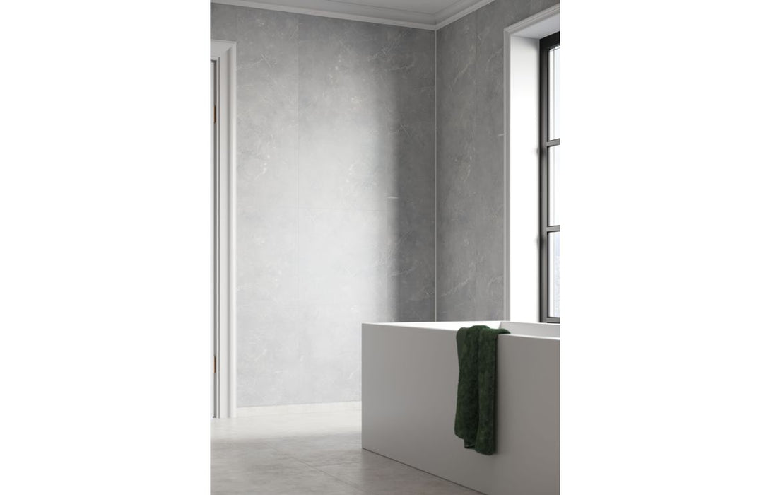 Fibo Marble - Grey Marble (Tile Effect)