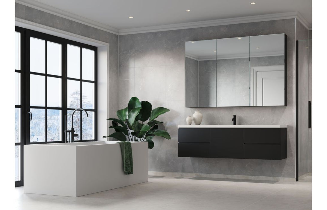 Fibo Marble - Grey Marble (Tile Effect)