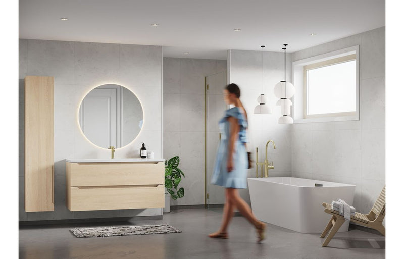 Fibo Marble - White Marble (Tile Effect)