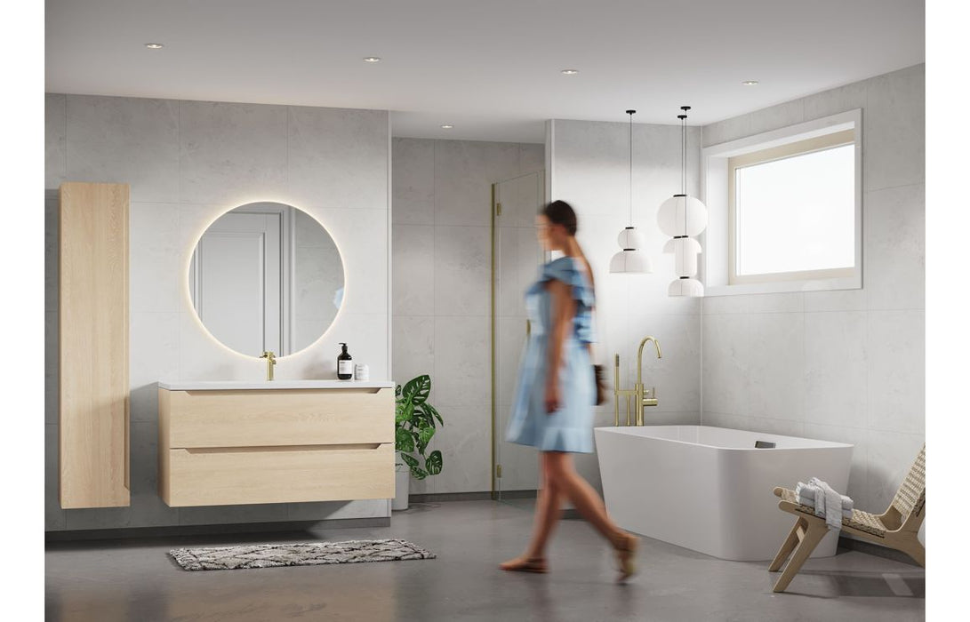 Fibo Marble - White Marble (Tile Effect)