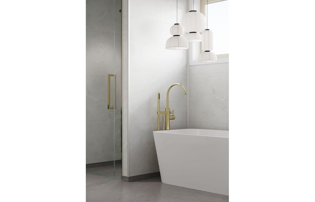 Fibo Marble - White Marble (Tile Effect)