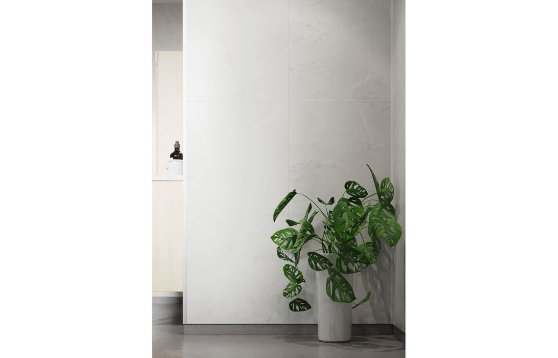 Fibo Marble - White Marble (Tile Effect)