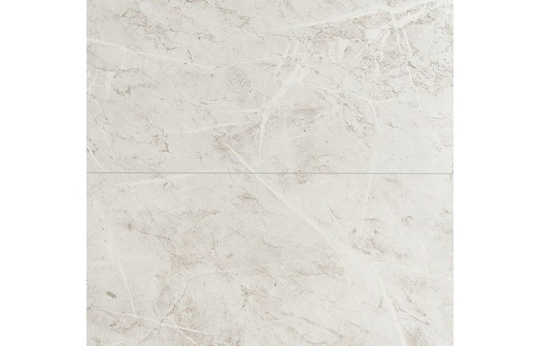 Fibo Marble - White Marble (Tile Effect)