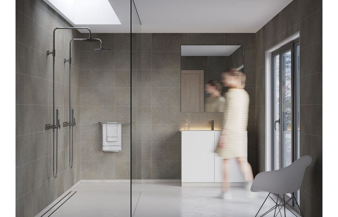 Fibo Scandinavian - Grey Concrete (Tile Effect)