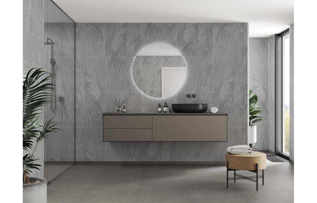 Fibo Scandinavian - Grey Stone (Tile Effect)