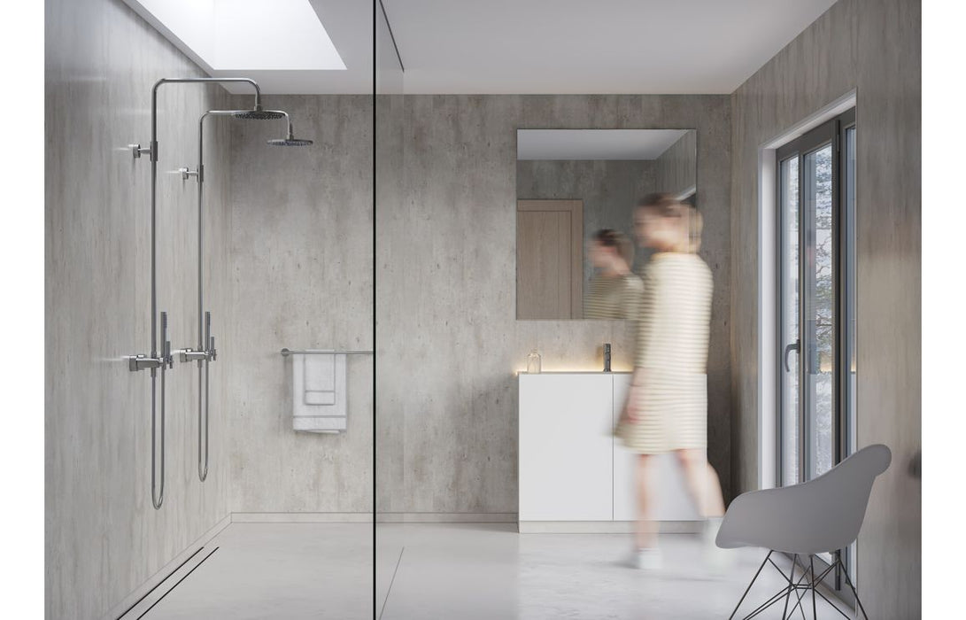 Fibo Signature - Cracked Cement (Plain Panel)