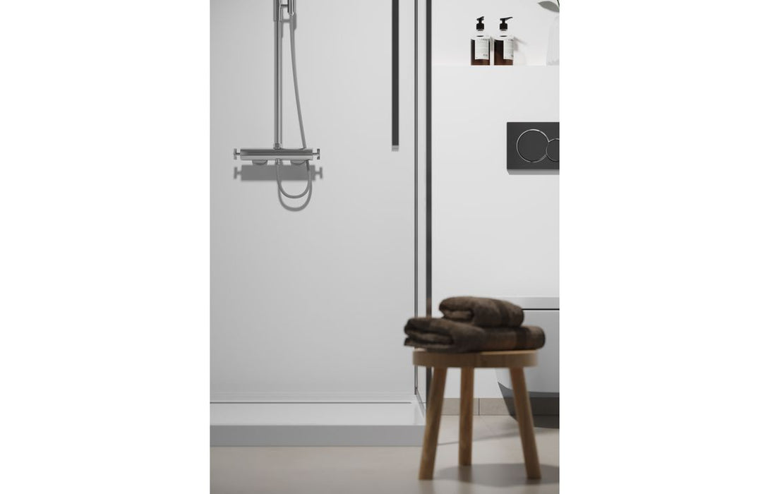 Fibo Timeless - Crystal White - Silk (Plain Panel)