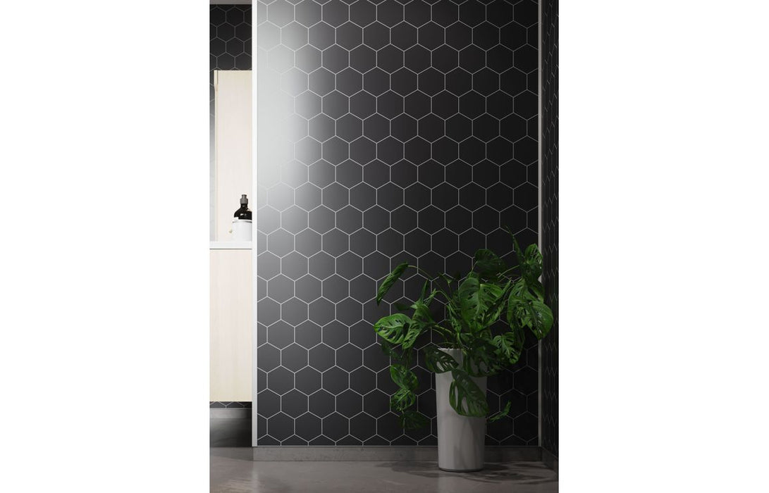 Fibo Urban - Black Silk (Hexagonal)