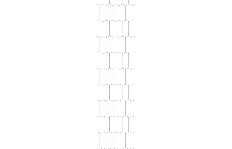Fibo Urban - Denver White (Elongated Hexagonal)