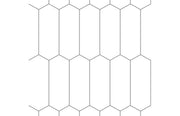 Fibo Urban - Denver White (Elongated Hexagonal)