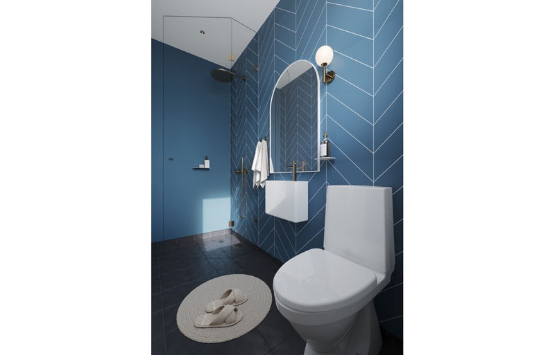 Fibo Urban - Dusty Blue (Chevron)