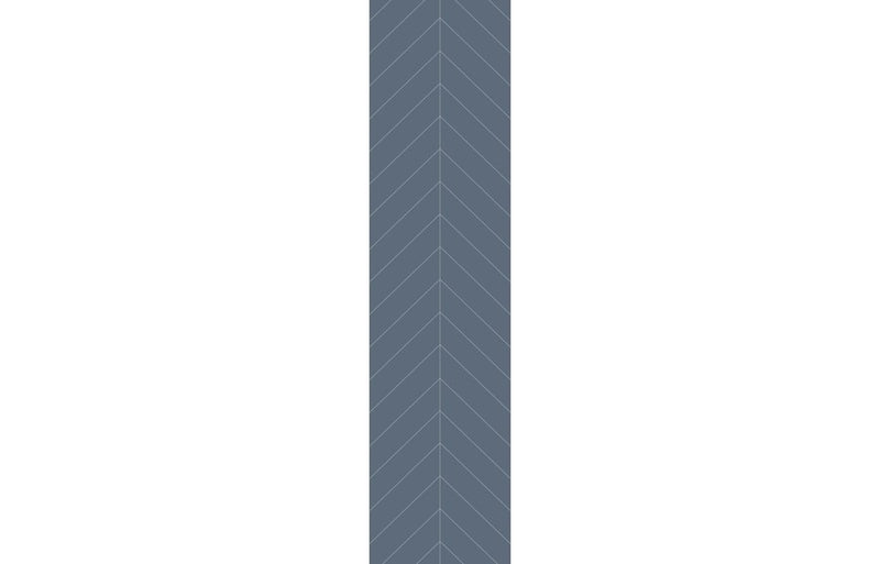Fibo Urban - Dusty Blue (Chevron)