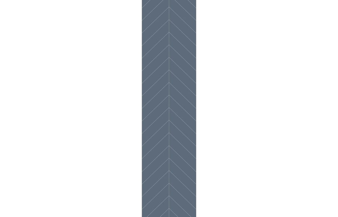 Fibo Urban - Dusty Blue (Chevron)