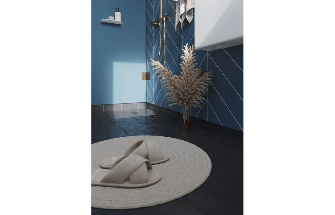 Fibo Urban - Dusty Blue (Chevron)