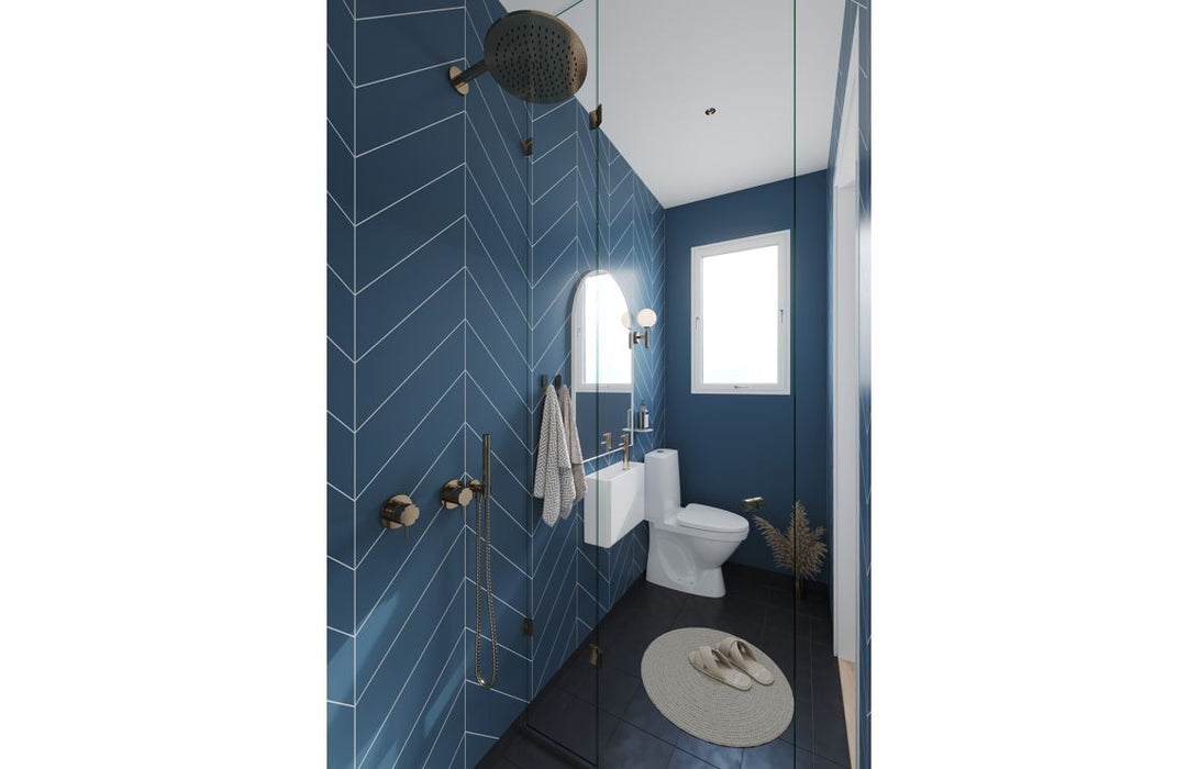 Fibo Urban - Dusty Blue (Chevron)