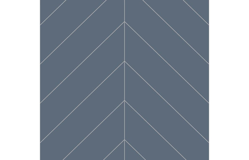 Fibo Urban - Dusty Blue (Chevron)