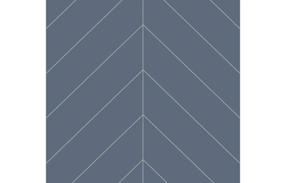 Fibo Urban - Dusty Blue (Chevron)