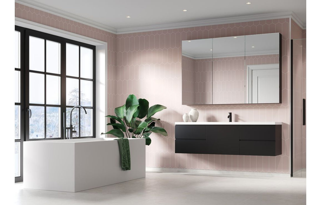 Fibo Urban - Dusky Pink (Elongated Hexagonal)