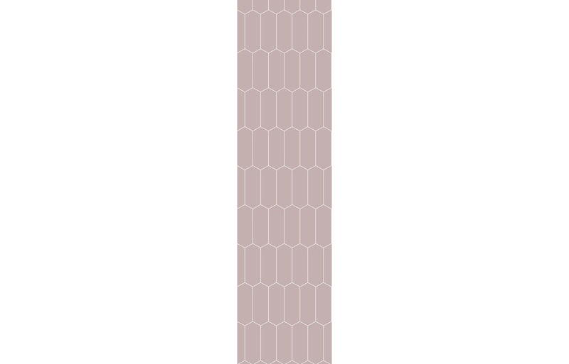 Fibo Urban - Dusky Pink (Elongated Hexagonal)