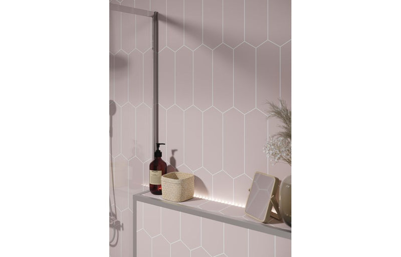 Fibo Urban - Dusky Pink (Elongated Hexagonal)