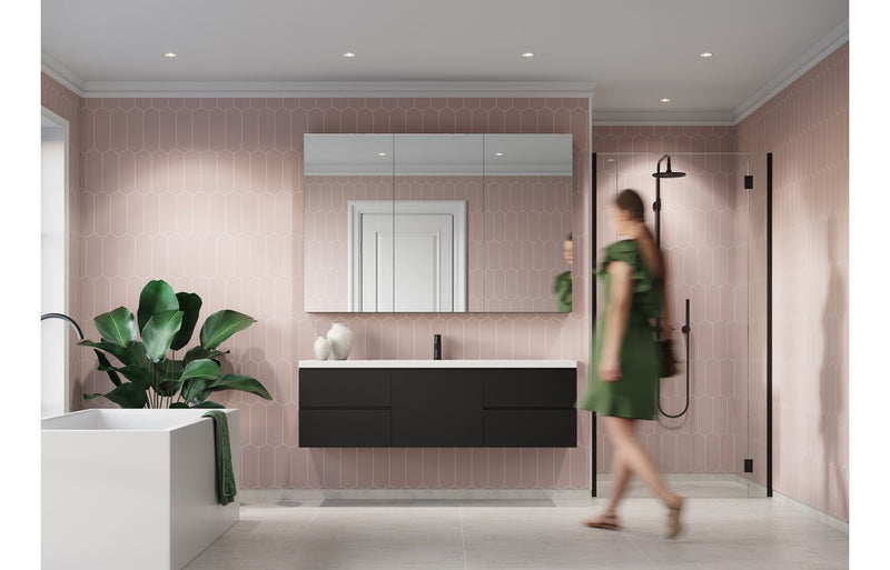 Fibo Urban - Dusky Pink (Elongated Hexagonal)