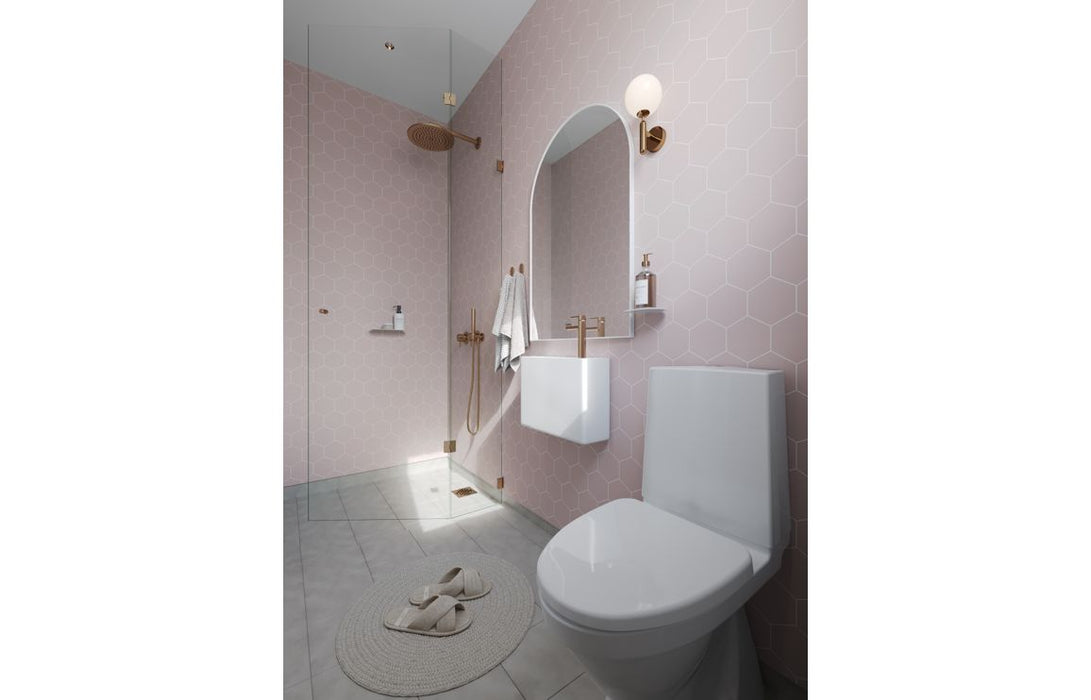 Fibo Urban - Dusky Pink (Hexagonal)