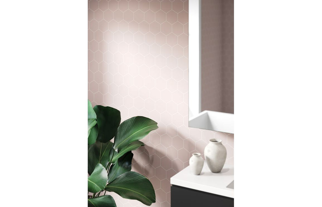 Fibo Urban - Dusky Pink (Hexagonal)