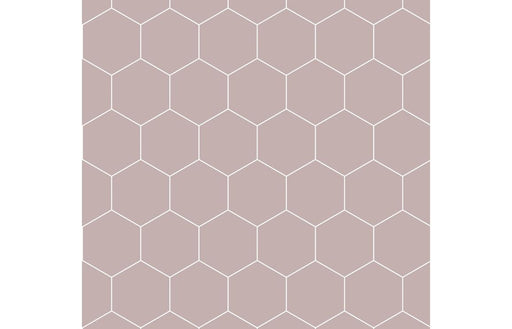Fibo Urban - Dusky Pink (Hexagonal)