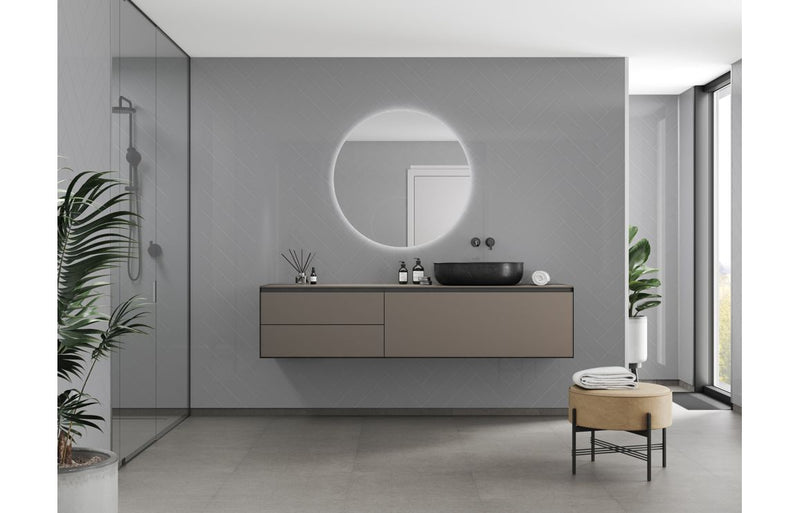 Fibo Urban - Medium Grey (Herringbone)