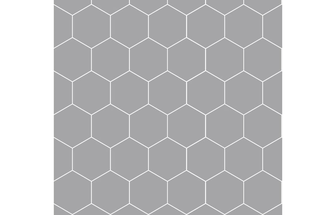 Fibo Urban - Medium Grey (Hexagonal)