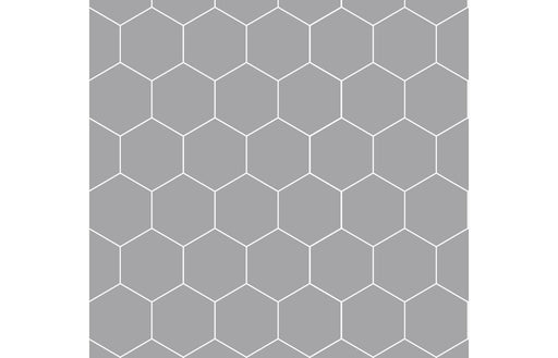Fibo Urban - Medium Grey (Hexagonal)