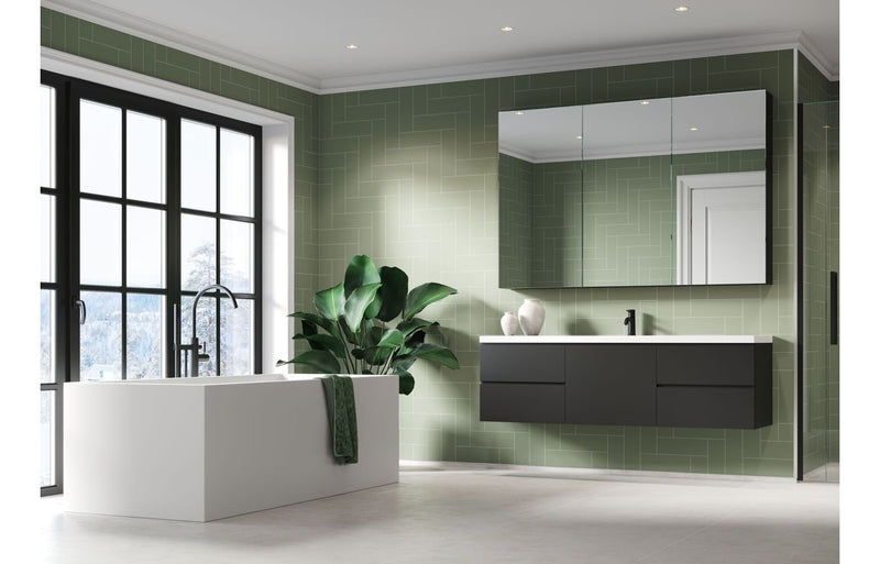 Fibo Urban - Olive Green (Straight Herringbone)