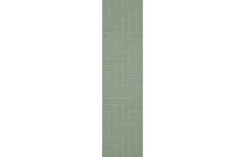Fibo Urban - Olive Green (Straight Herringbone)