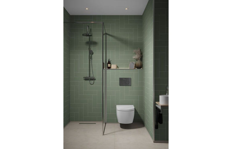 Fibo Urban - Olive Green (Straight Herringbone)