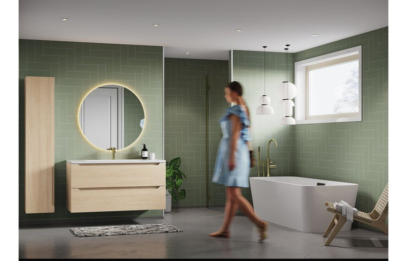 Fibo Urban - Olive Green (Straight Herringbone)