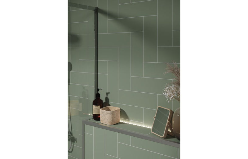 Fibo Urban - Olive Green (Straight Herringbone)