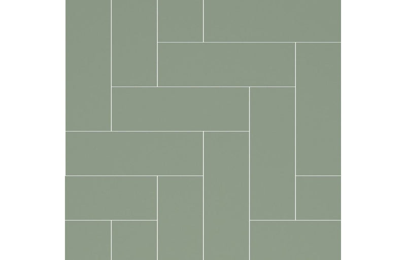 Fibo Urban - Olive Green (Straight Herringbone)