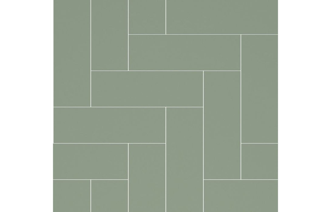 Fibo Urban - Olive Green (Straight Herringbone)