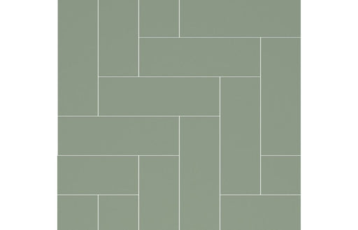 Fibo Urban - Olive Green (Straight Herringbone)